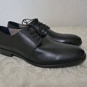 Banana Republic Genuine Italian Leather Upper Ortholite Mens Black Dress Shoe 12